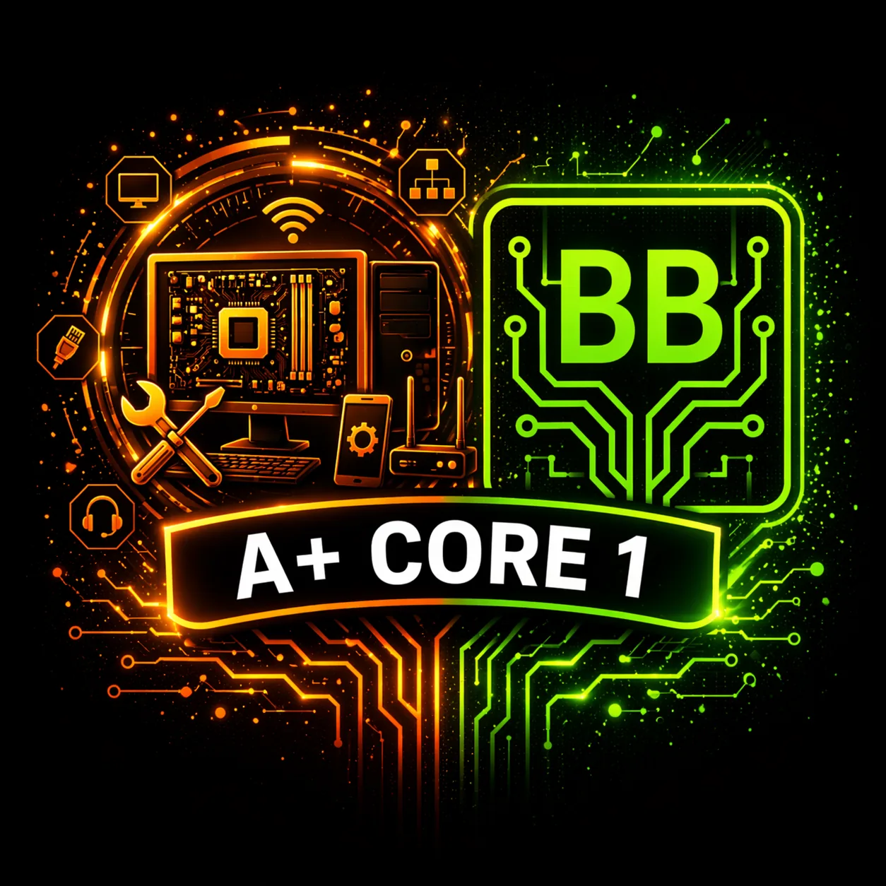 A+ Core 1 lab path artwork