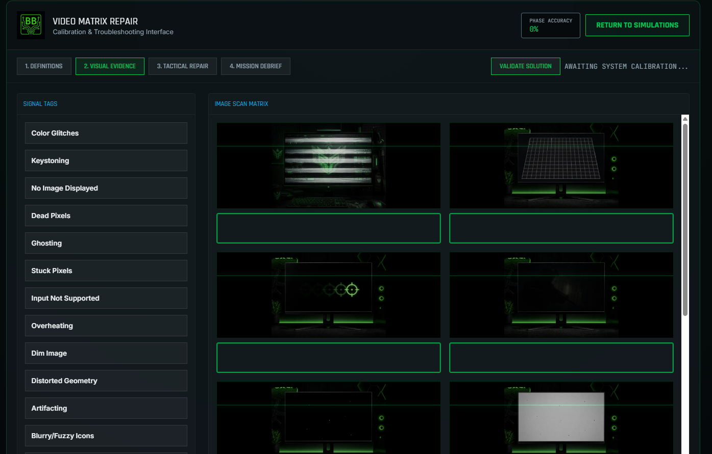 Video Matrix Repair Lab